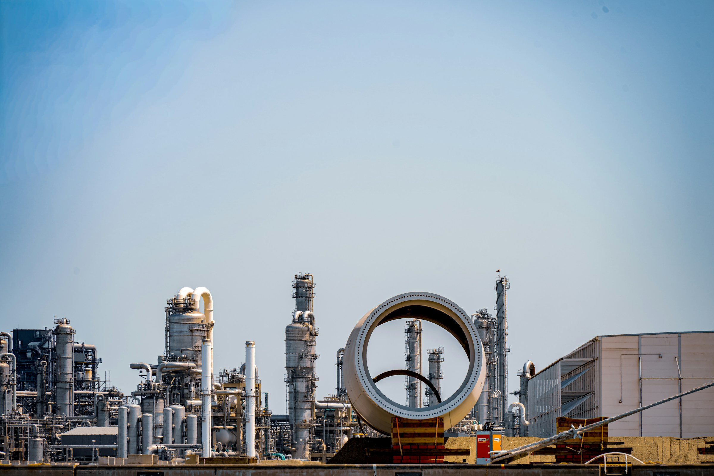 Industrial refinery and logistics terminal